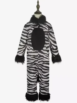 Pyjama Kigurumi zèbre pour enfants combinaison à imprimé animal