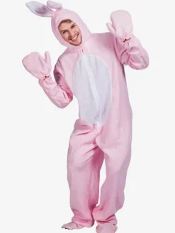 Pyjamas Kigurumi Onesie Halloween Combinaison en polyester rose pour adulte Costumes Kigurumi