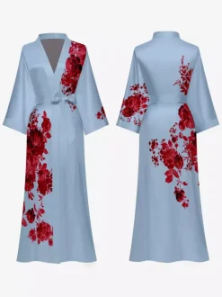 Pyjamas vêtements de nuit peignoirs noirs à lacets imprimés lingerie d'intérieur nuisettes nuisettes
