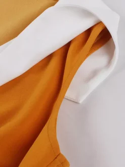 Robe cocktail swing vintage années 1950 sans manches taille moyenne style rétro