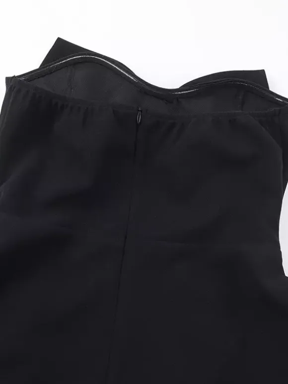 Robe Coquette à n艙ud pour femme - Robe mini bustier en forme de c艙ur - Idéale pour une fête d'anniversaire d'été 2026
