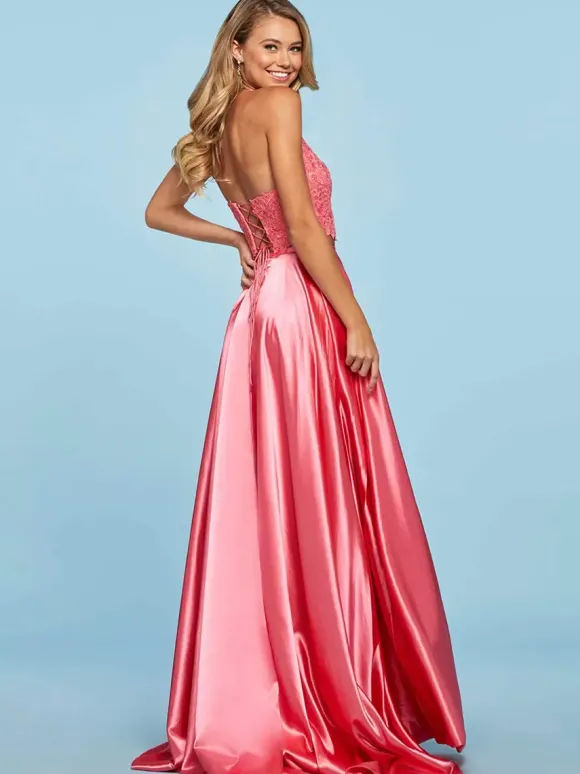 Robe de bal Halter deux pièces sans manches en dentelle robes de soirée