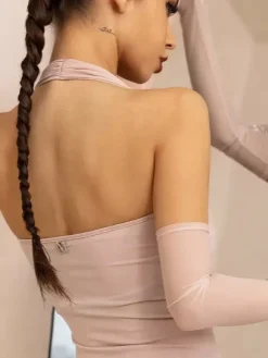 Robe de danse latine noire à volants pour femme dos nu sculptant costume de danse latine