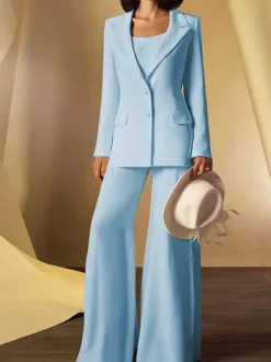 Robe de mariée pour mère col à bijoux manches longues gaine boutons longueur au sol robes d'invitées pour mariage