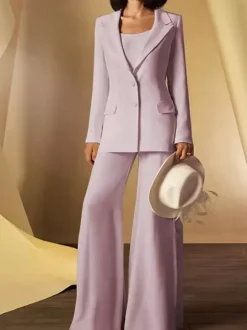 Robe de mariée pour mère col à bijoux manches longues gaine boutons longueur au sol robes d'invitées pour mariage