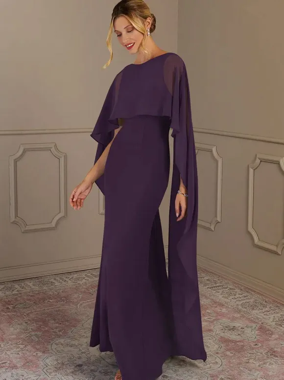 Robe de mère à col bijou sans manches ligne a robes d'invitées de mariage