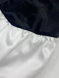 Robe de soirée blanche sans manches bustier et dos nu