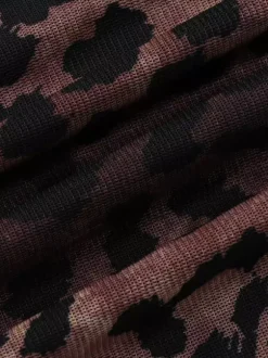 Robe de soirée imprimé léopard sauvage nuisette mini moulante à bretelles et bordure en dentelle