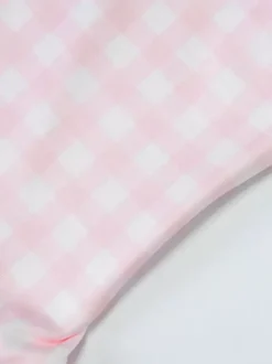 Robe de soirée midi rose à bretelles col plissé à carreaux style classique semi-formel robe d'été