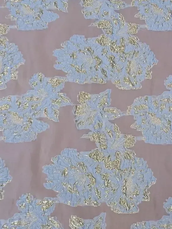 Robe de soirée pour la mère de la mariée décolleté travaillé manches 3/4 coupe trapèze ceinture robe d'invitée pour un mariage