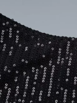 Robe de vacances maxi sans manches noire décontractée