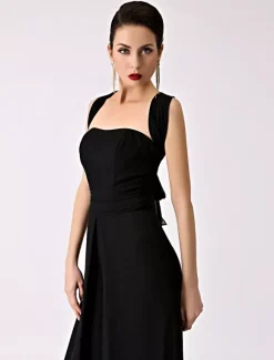 Robe demoiselle d'honneur 2026 combinaison femmes soirée bretelles dos-nu jambe large pantalon en mousseline de soie