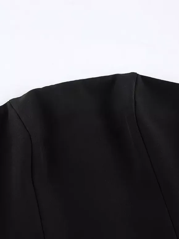 Robe d'été mini sans bretelles avec drapé plissé asymétrique pour femmes 2026