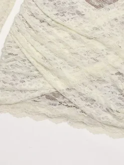 Robe jaune sexy mini à manches longues et col en V pour une soirée en amoureux