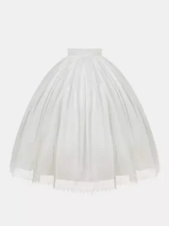 Robe Lolita douce en polyester blanc à manches longues pour mariage
