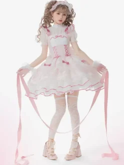Robe Lolita Douce Robe Lolita Pull Doux Sans Manches