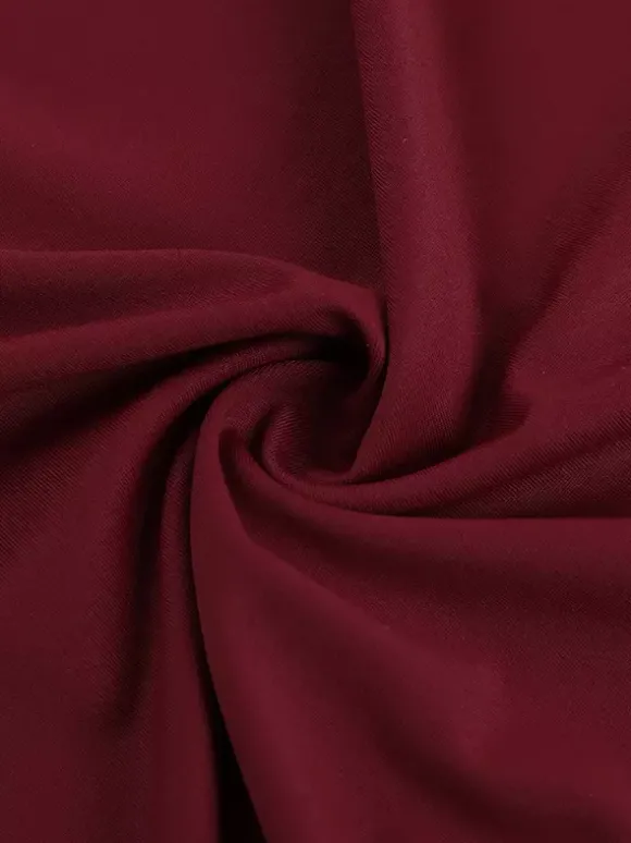 Robe longue dos nu à sequins bordeaux pour femme - Élégante robe sirène moulante froncée - Tenue de bal 2026