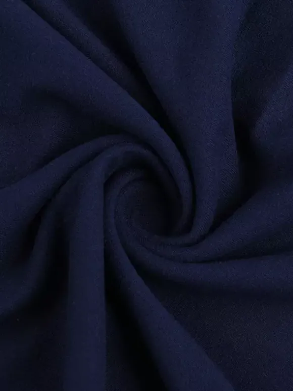 Robe longue dos nu bleu marine à col halter pour femme - Robe asymétrique en dentelle patchwork - Robe moulante sexy idéale pour une soirée d'anniversaire d'été 2026
