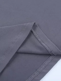 Robe longue grise à col bénitier pour femme - Élégante robe moulante dos nu - Robe de soirée minimaliste pour gala 2026