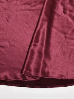 Robe longue sexy abricot sans manches à col en V pour femme Daily Dresses