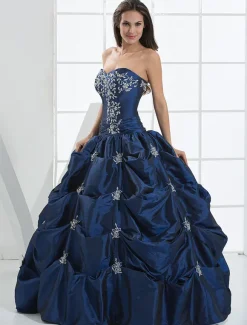 Robe mariée bustier broderie dos nu à laçage jupe à plis longueur au sol Robe de mariée