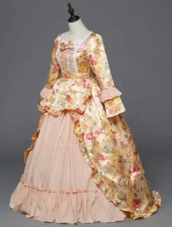 Robe médiévale victorienne Robe Rococo Robe Marie Antoinette Rétro Costume Femmes Opéra Déguisements  n