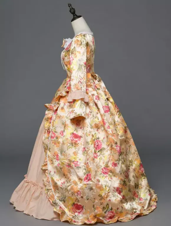 Robe médiévale victorienne Robe Rococo Robe Marie Antoinette Rétro Costume Femmes Opéra Déguisements n