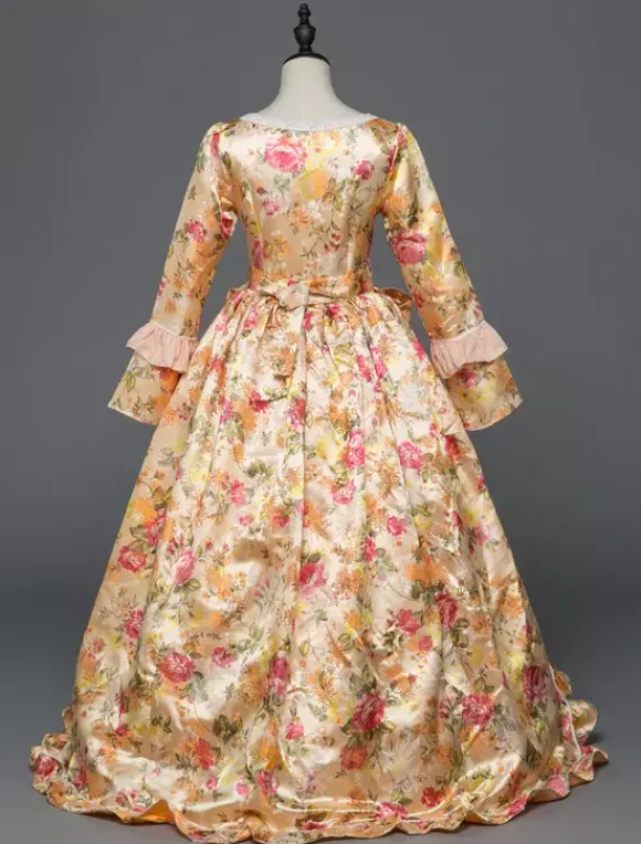 Robe médiévale victorienne Robe Rococo Robe Marie Antoinette Rétro Costume Femmes Opéra Déguisements n