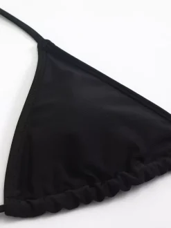 Robe midi de plage à manches longues en résille avec ensemble bikini dos nu assorti