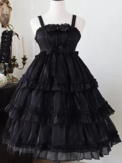 Robe Mignonne Lolita Sans Manches Robe Lolita À Lacet