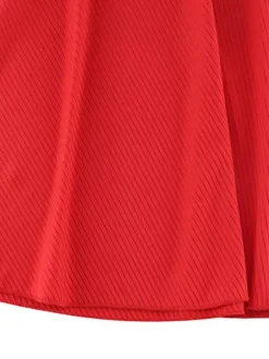 Robe mini corset en résille pour femme - Robe patineuse côtelée à manches longues - Soirée printanière en boîte de nuit 2026