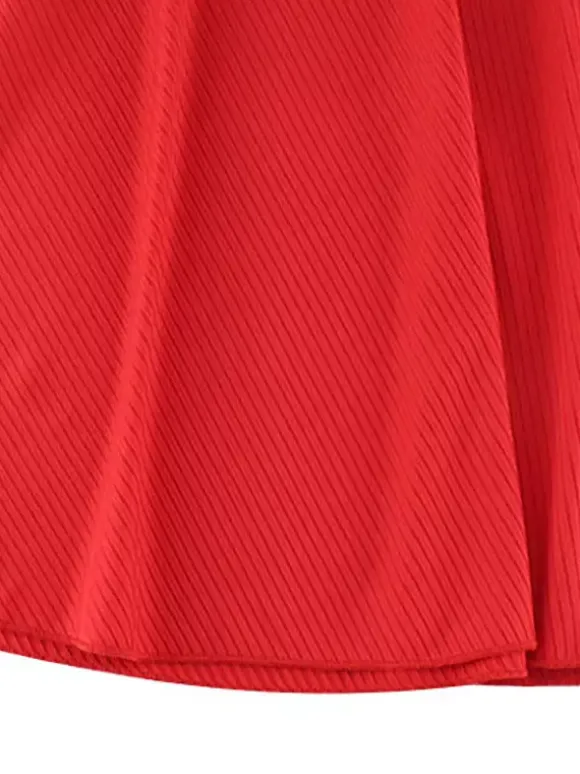 Robe mini corset en résille pour femme - Robe patineuse côtelée à manches longues - Soirée printanière en boîte de nuit 2026