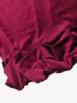 Robe mini en velours élégante avec ourlet à volants robe moulante à manches longues pour femmes 2026