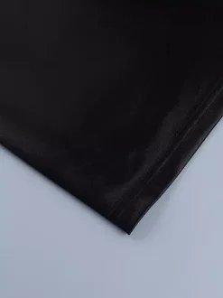 Robe moulante noire mini pour femme - Dos nu blanc avec n艙ud et traîne - Robe de soirée d'anniversaire sexy sans bretelles pour l'été 2026