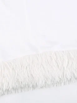 Robe Moulante Noël à Capuche avec Manches Longues Coupe Cintrée Unicolore