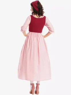 Robe Renaissance médiévale pour femme ensemble de costume bohème vintage irlandais