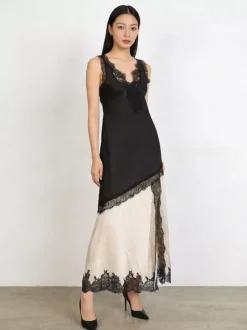 Robe romantique en mousseline noire pour les occasions spéciales