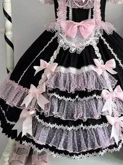 Robe Sweet Lolita à manches courtes Robe Sweet Lolita