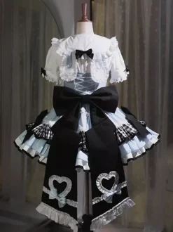 Robe Sweet Lolita en polyester sans manches
