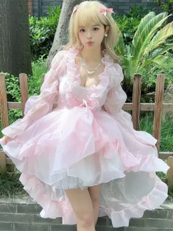 Robe Sweet Lolita OP sans manches Robe Sweet Hime Lolita
