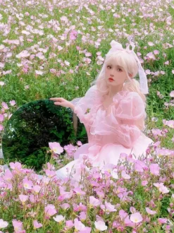 Robe Sweet Lolita OP sans manches Robe Sweet Hime Lolita