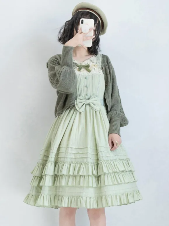Robe Sweet Lolita Robe pull sans manches en polyester