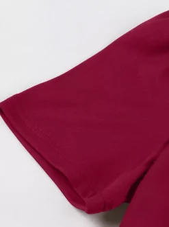 Robe trapèze à manches courtes et col rond ornée d'un n艙ud sur le côté collection femme 2026