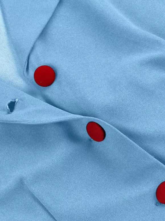 Robe trapèze vintage années 1950 pour femme sans manches à col idéale pour un tea party.