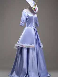 Robe vintage costume Opéra Rococo Cour robe Costume synthétique Halloween