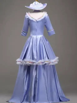 Robe vintage costume Opéra Rococo Cour robe Costume synthétique Halloween