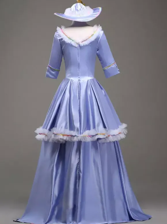 Robe vintage costume Opéra Rococo Cour robe Costume synthétique Halloween