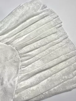 Robe blanche sexy mini dos nu à lacets sans manches col V pour une soirée en amoureux