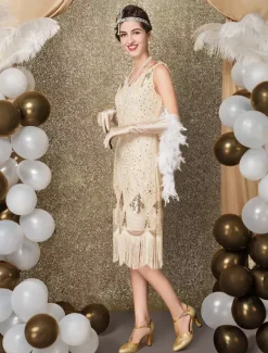 Robe Charleston Robe Année 20 Costume Vintage Robe Rétro Robe Great Gatsby Déguisements Halloween Bourgogne