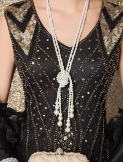 Robe Charleston Robe Année 20 Costume Vintage Robe Rétro Robe Great Gatsby Déguisements Halloween Bourgogne